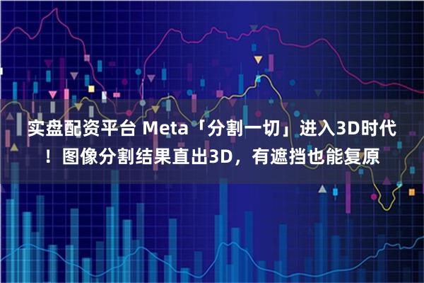 实盘配资平台 Meta「分割一切」进入3D时代！图像分割结果直出3D，有遮挡也能复原