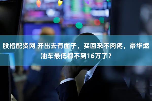 股指配资网 开出去有面子，买回来不肉疼，豪华燃油车最低都不到16万了？